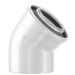 Отвод коаксиальный конденсационный 45°, Ø80/125 Bosch FC-CE80-45