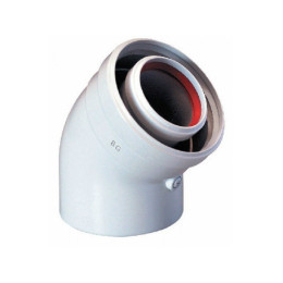 Коаксиальный отвод 45°, Ø60/100 Bosch AZ 394