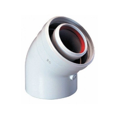Коаксиальный отвод 45°, Ø60/100 Bosch AZ 394