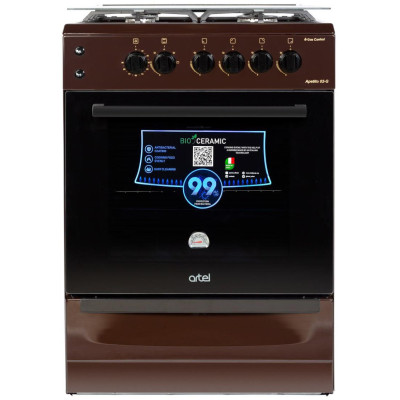 Плита газовая ARTEL Apetito 02-G Brown