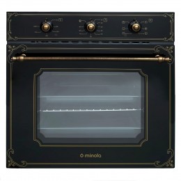 Духовой шкаф электрический MINOLA OE 66134 BL RUSTIC GLASS