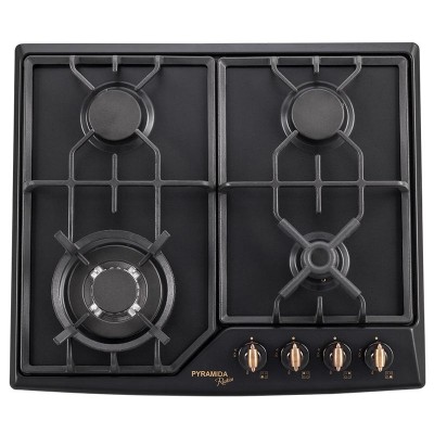 Варочная поверхность газовая PYRAMIDA PFE 641 BLACK RUSTICO