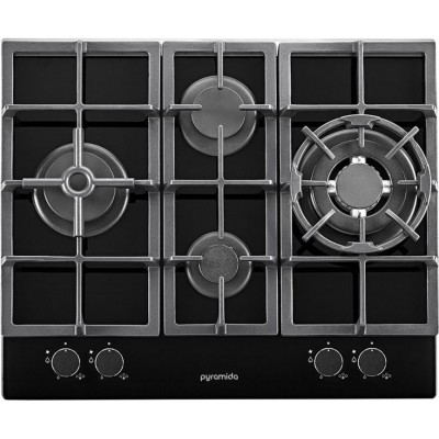Варочная поверхность газовая PYRAMIDA PFG 640 BLACK LUXE