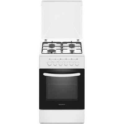 Плита газовая с электрической духовкой Grunhelm FM5612W (BP110813)