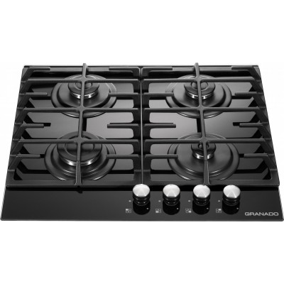 Варочная поверхность газовая GRANADO GGH 62-104 black glass
