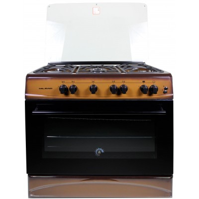 Плита газова MILANO GAS COOKER ML90 G5 /01+коричнева