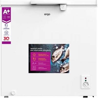 Морозильный сундук ERGO BD-201 RF