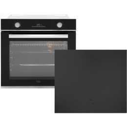 Духова шафа електрична + Варильна поверхня індукційна Beko BBSM13300XM (комплект)