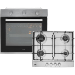 Духова шафа електрична Beko + Варильна поверхня газова Beko BBSE12130XD (комплект)
