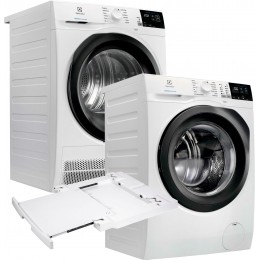 Пральна машина Electrolux EW6F448BUU + Сушильний автомат Electrolux EW6C427WU (комплект) + планка Electrolux E4YHMKP3