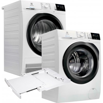 Пральна машина Electrolux EW6F448BUU + Сушильний автомат Electrolux EW6C427WU (комплект) + планка Electrolux E4YHMKP3
