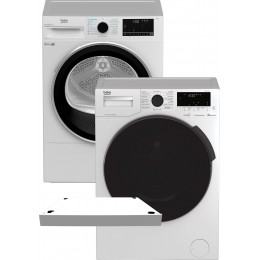 Стиральная машина BEKO WUE8616XBCW + Сушильный автомат Beko B5T69233 (комплект) + планка BEKO PSK