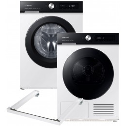 Пральна машина повногабаритна SAMSUNG WW11B1504CAEUA + Сушильний автомат SAMSUNG DV90BB5245AEUA + З'єднувальний комплект Samsung SKK-SSW (комплект)