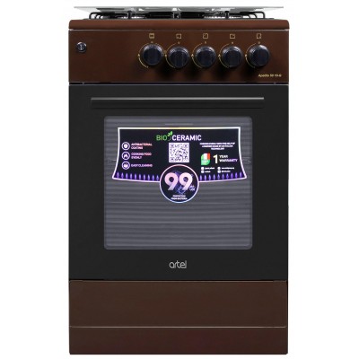 Плита газовая ARTEL APETITO 50 10-G BROWN