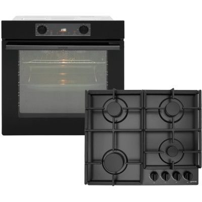Духова шафа електрична Gorenje BO6737E02BG + Варильна поверхня газова Gorenje G641EB (комплект)