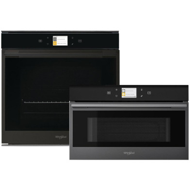 Духовой шкаф электрический WHIRLPOOL W9OM24S1PBSS + Встроенная микроволновка WHIRLPOOL W9 MD260 BSS (комплект)