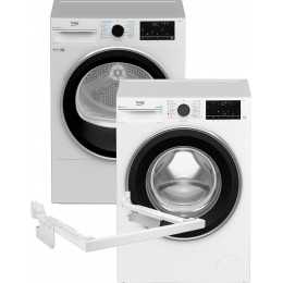 Стиральная машина BEKO B5WFU58436W + Сушильная машина BEKO B5T69233 + Планка соединительная BEKO PSK (комплект)