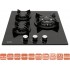 Варочная поверхность газовая VENTOLUX HG430 K7G CEST (BK)