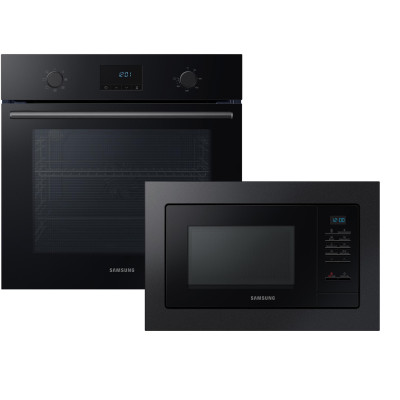 Духовой шкаф электрический SAMSUNG NV68A1110RB/WT + Встроенная микроволновая печь SAMSUNG MS20A7013AB/UA (комплект)