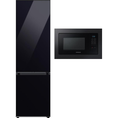 Двокамерний холодильник SAMSUNG Bespoke RB38A6B6222/UA + Вбудована мікрохвильова піч SAMSUNG MS20A7013AB/UA (комплект)