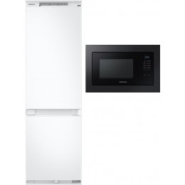 Вбудований холодильник SAMSUNG BRB266050WW/UA + Вбудована мікрохвильова піч SAMSUNG MS20A7013AB/UA (комплект)