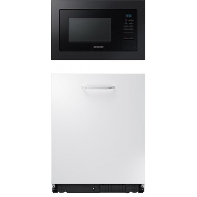 Встраиваемая посудомоечная машина Samsung DW60M6050BB/WT + Встраиваемая микроволновая печь SAMSUNG MS20A7013AB/UA (комплект)