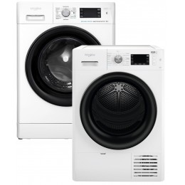 Стиральная машина полногабаритная WHIRLPOOL FFB 8248 BV UA + Сушильная машина Whirlpool FFT M22 9X2B UA (комплект)
