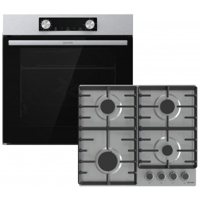 Духовой шкаф электрический Gorenje BO6737E02XK + Варочная поверхность газовая Gorenje G642ABX (комплект)