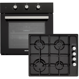 Духовой шкаф электрический JANTAR MTK 6006 BL + Варочная поверхность газовая JANTAR HSR 60 BL EF (комплект)