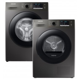 Пральна машина SAMSUNG WW90TA047AX1/UA + Сушильний автомат SAMSUNG DV90TA040AX/UA (комплект)