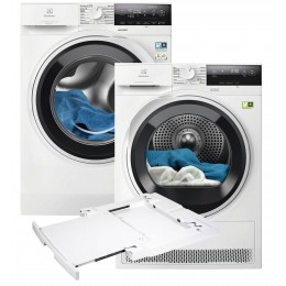 Пральна машина Electrolux EW6F3494ACU + Сушильний автомат Electrolux EW7D394UU + Сполучна планка Electrolux E1WYHSK1 (комплект)