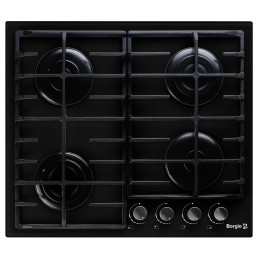Варочная поверхность газовая BORGIO 6190-17 (Black Glass) FFD
