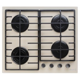 Варочная поверхность газовая BORGIO 6190-17 (Ivory Glass) FFD