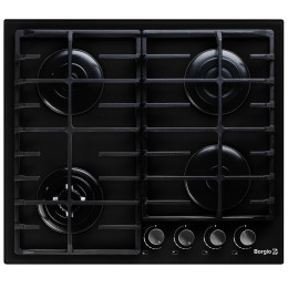 Варочная поверхность газовая BORGIO 6192-17 (Black Glass) FFD