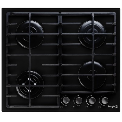 Варочная поверхность газовая BORGIO 6192-17 (Black Glass) FFD