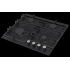 Варочная поверхность газовая BORGIO D 6340-19 Black Matt Enamelled