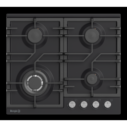 Варочная поверхность газовая BORGIO D 6342-19 Black Matt Enamelled