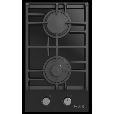 Варочная поверхность газовая Domino BORGIO DL 3370-11 Black Glass FFD