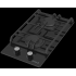 Варочная поверхность газовая Domino BORGIO DL 3370-11 Black Glass FFD