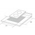 Варочная поверхность газовая Domino BORGIO DL 3370-11 Black Glass FFD