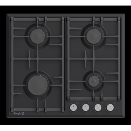 Варильна поверхня газова BORGIO DL 6340-11 Black Matt Enamelled