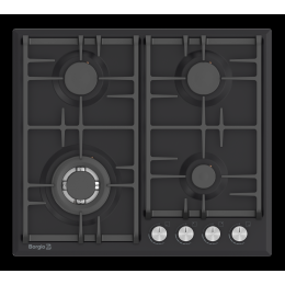 Варильна поверхня газова BORGIO DL 6342-11 Black Matt Enamelled