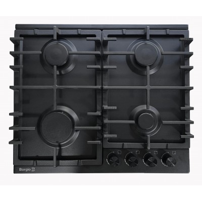 Варильна поверхня газова BORGIO DR 6340-15 Black Matt Enamelled FFD