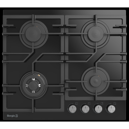 Варочная поверхность газовая BORGIO D 6392-19 Black Glass