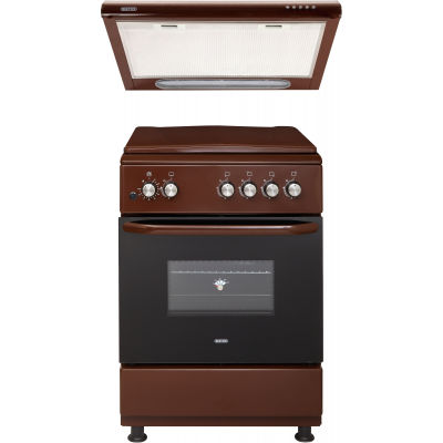 Плита газова ELEYUS CAST 6001 CF BR + Витяжка ELEYUS Line I 60 BR (комплект)