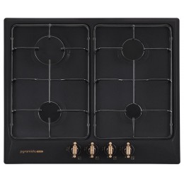 Варильна поверхня газова PYRAMIDA PFE 644 BLACK RUSTICO