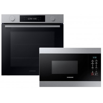 Встраиваемый духовой шкаф Samsung NV7B4125ZAS/WT + Встраиваемая микроволновая печь SAMSUNG MG22M8074AT/UA (комплект)