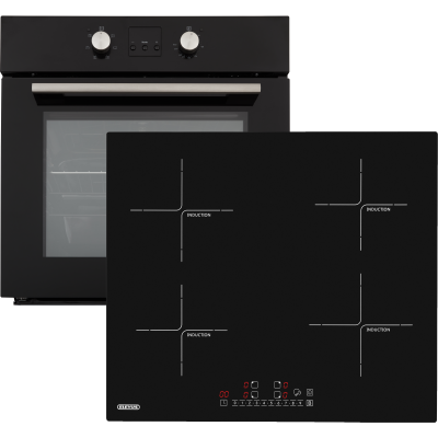 Духовой шкаф электрический Eleyus SIGMA 6006 BL + Варочная поверхность индукционная ELEYUS H3EBHG SL 60 BL I (комплект)