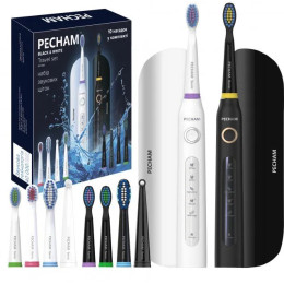 Набір електричних зубних щіток PECHAM Black and White Travel Set PC-084 (0290119010100) Набір електричних зубних щіток PECHAM Black and White Travel Set PC-084 (0290119010100)