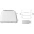 Тостер RUSSELL HOBBS Groove 2S White 26391-56